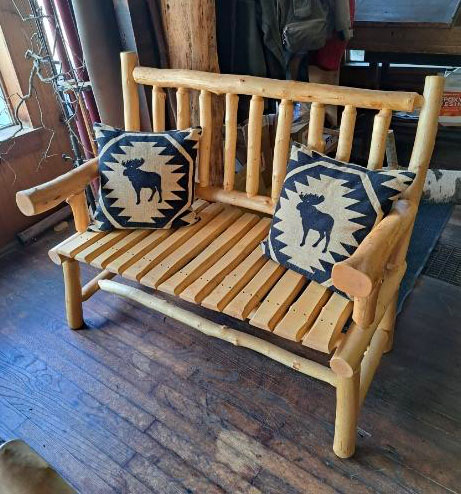 Wooden bench
