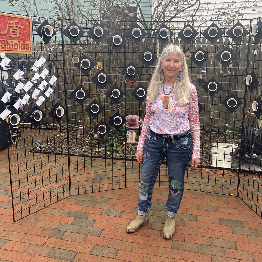 Jo Shields at home.