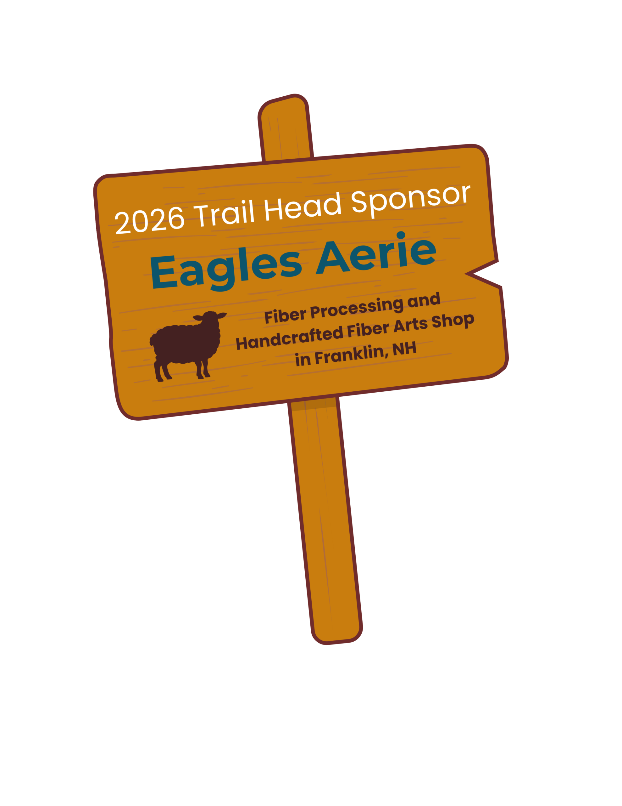 Sign with Eagles Aerie as the official 2026 Trail Head sponsor of the Route 3 Art Trail